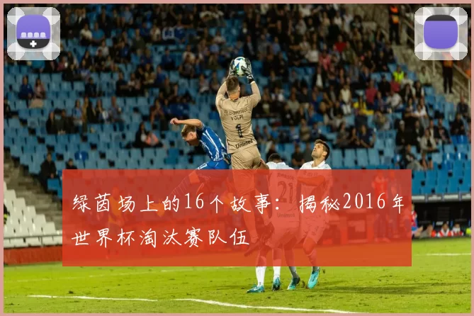 绿茵场上的16个故事:揭秘2016年世界杯淘汰赛队伍